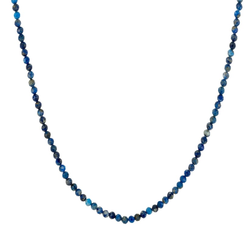 Gold Trip Gold Trip Women's Blue Lapis Beaded Necklace - 1
