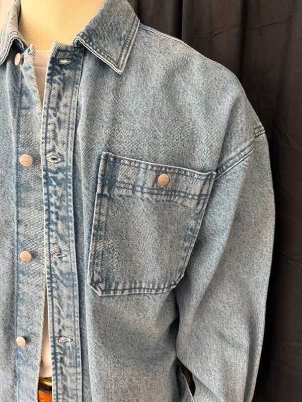jack & jones Denim overshirt, shacket men’s size UK XXL
