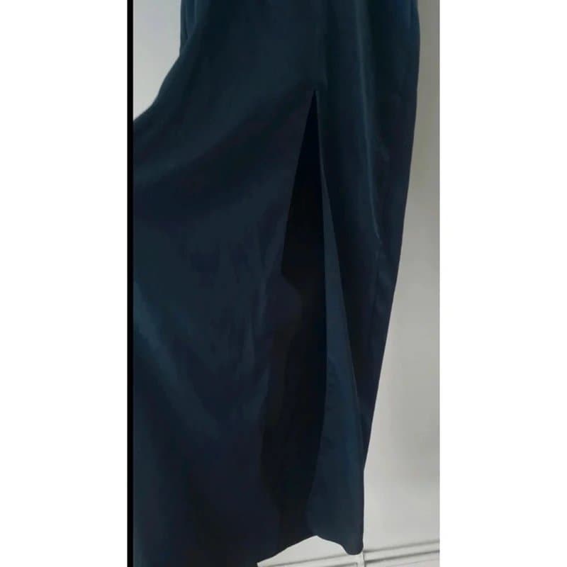 Vesper Vesper 247 halterneck high split womens maxi evening dress UK size 14 brand new without tags