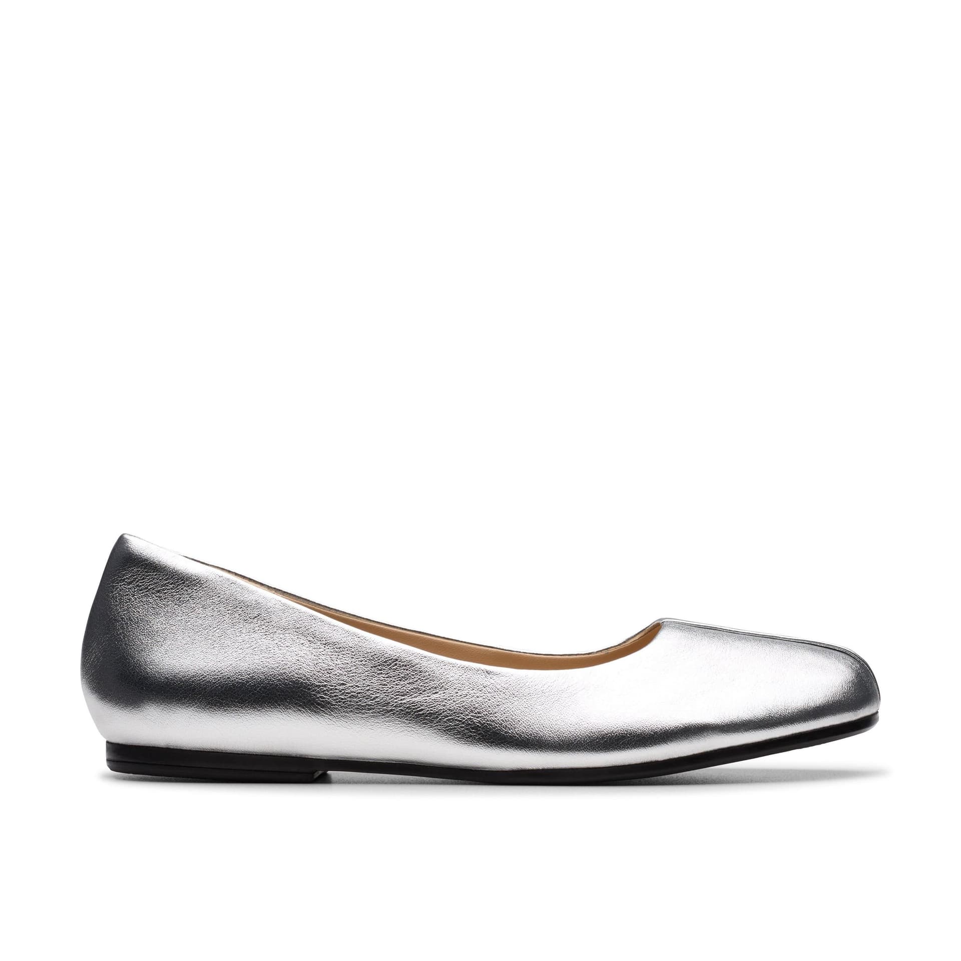 Clarks Clarks Women's Livia Lily Silver Pumps, Slip Ons, Ballet Pumps