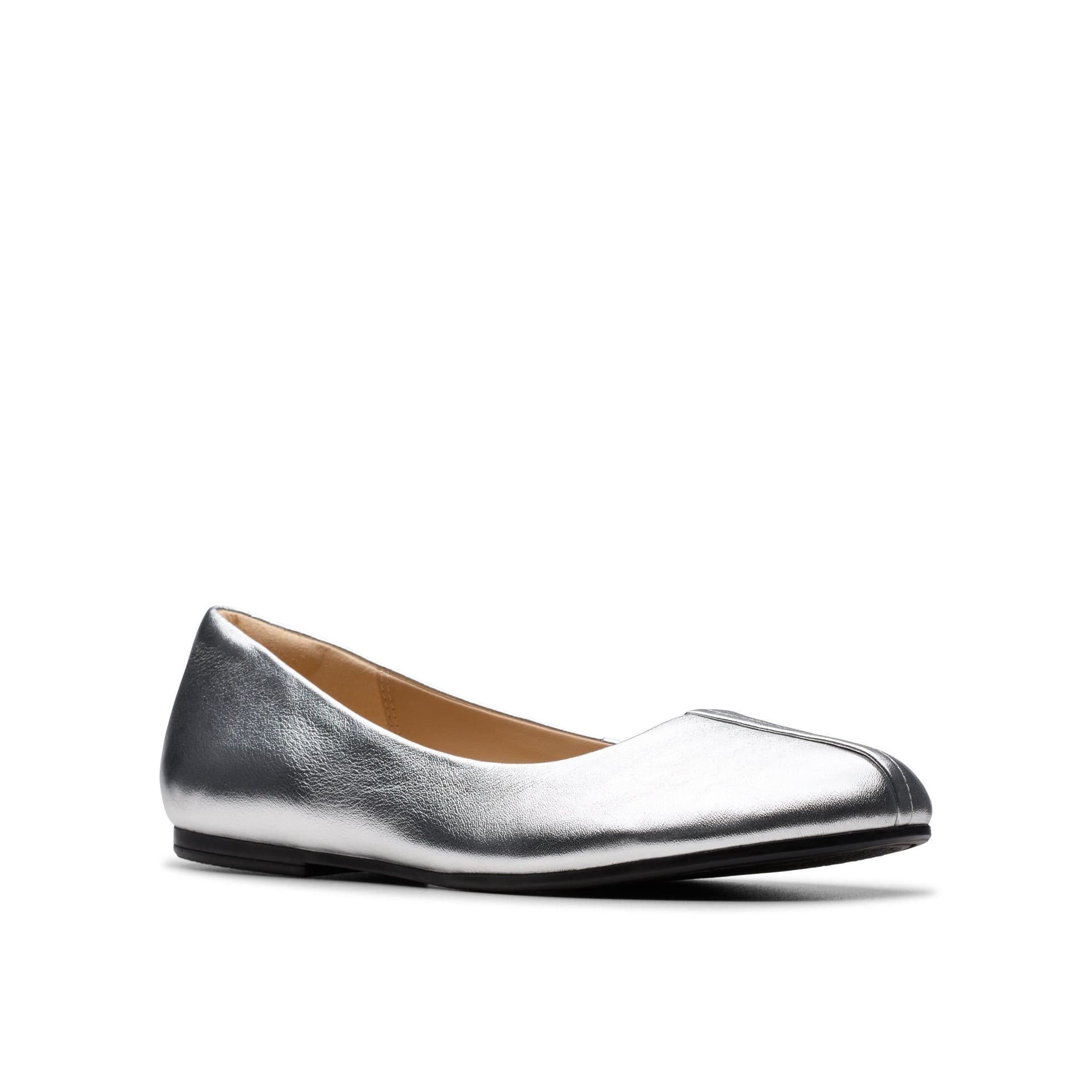 Clarks Clarks Women's Livia Lily Silver Pumps, Slip Ons, Ballet Pumps - 4