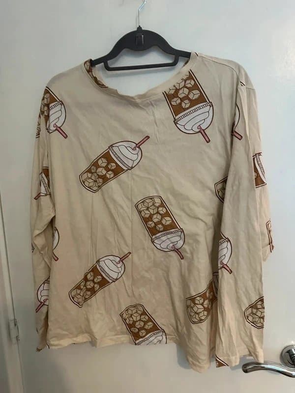 ASOS Iced coffee pjs size XL