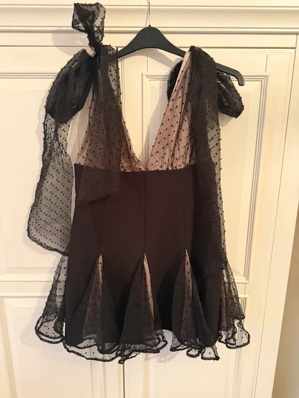 ASOS asos luxe size 14 black dress