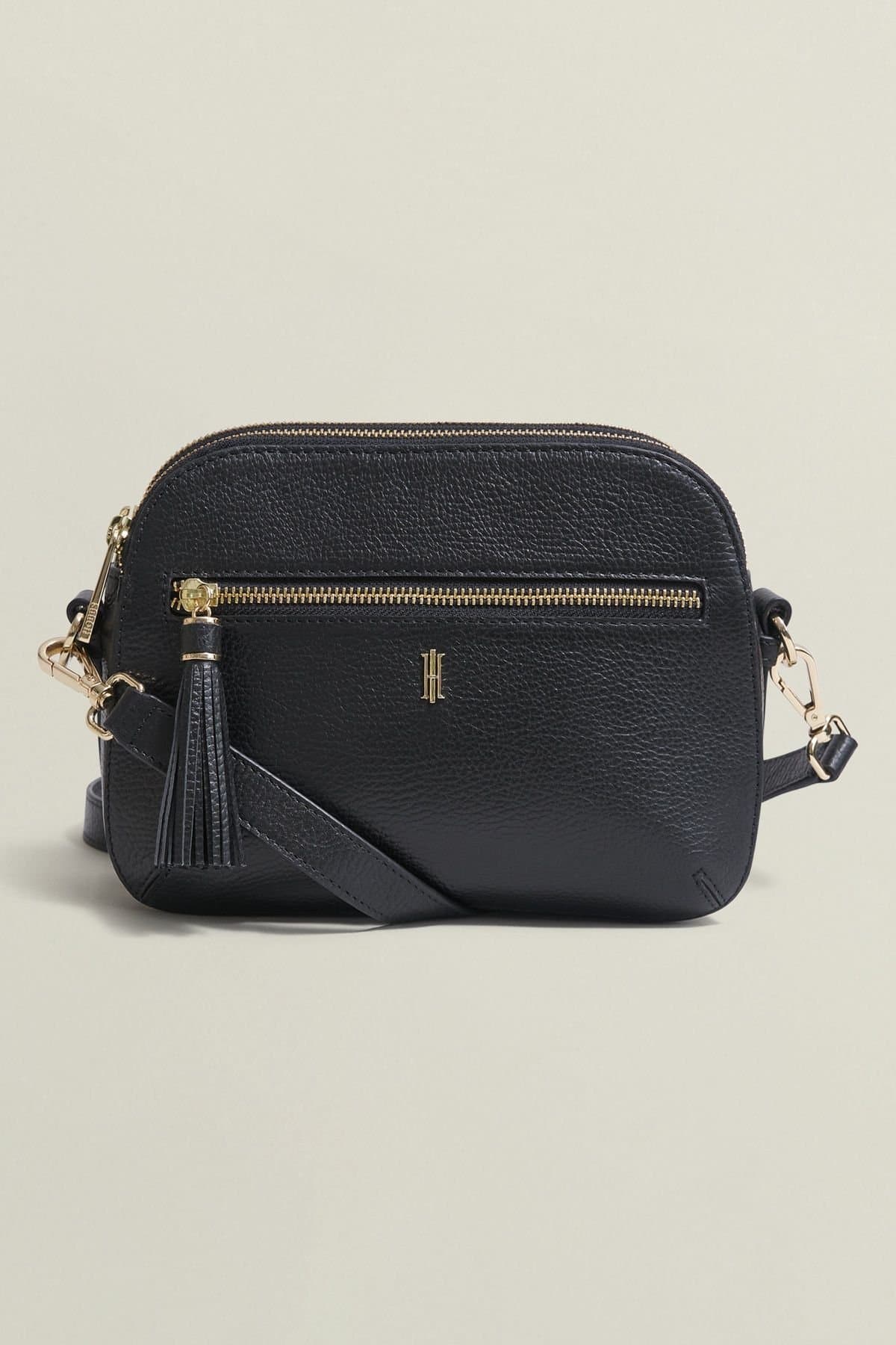 Hobbs London Hobbs London Women's Carlton Leather Crossbody Bag in Black