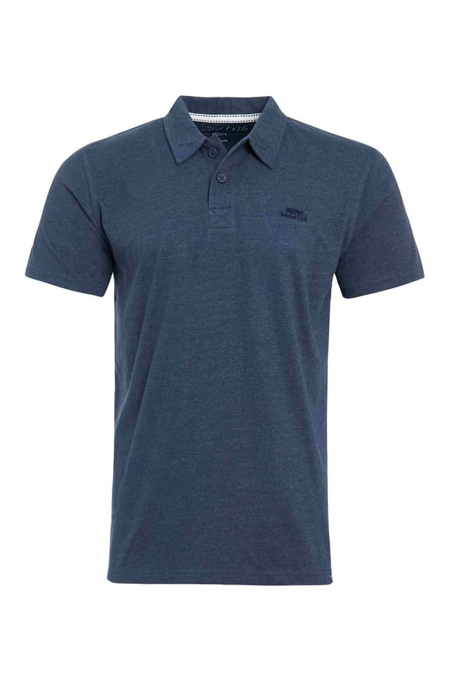 Weird Fish Weird Fish Men's Jetstream Polo Shirt in Navy - 2