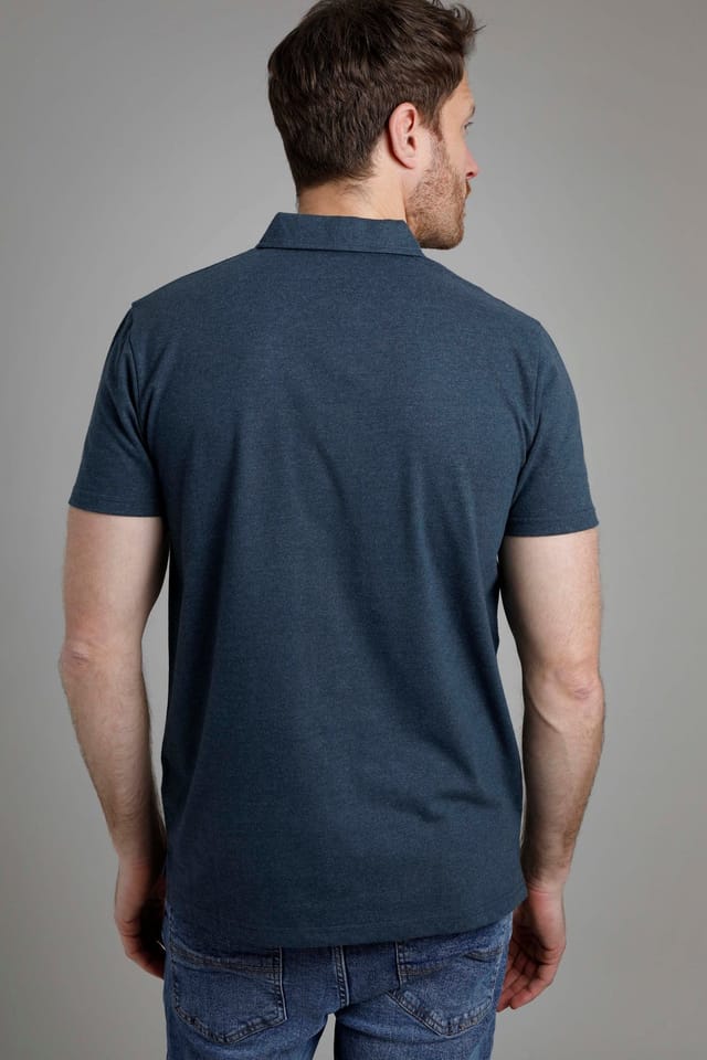 Weird Fish Weird Fish Men's Jetstream Polo Shirt in Navy - 3