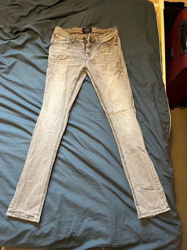 Bershka Bershka Grey Skinny Fit Jeans