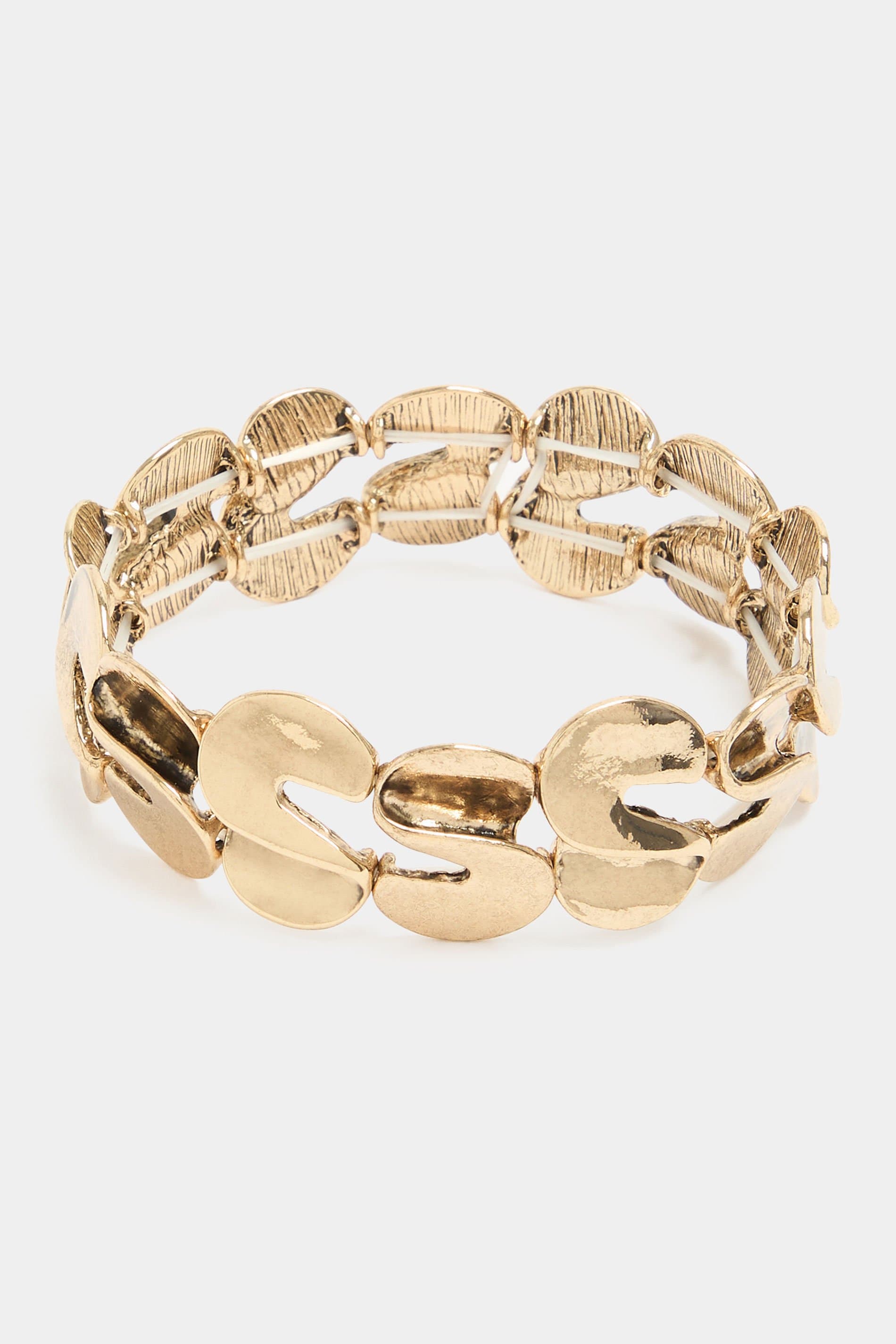 Yours Gold Tone Swirl Stretch Bracelet