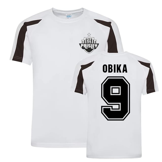 St Mirren St Mirren Men's Jonathan Obika Sports Training Jersey in White - 2