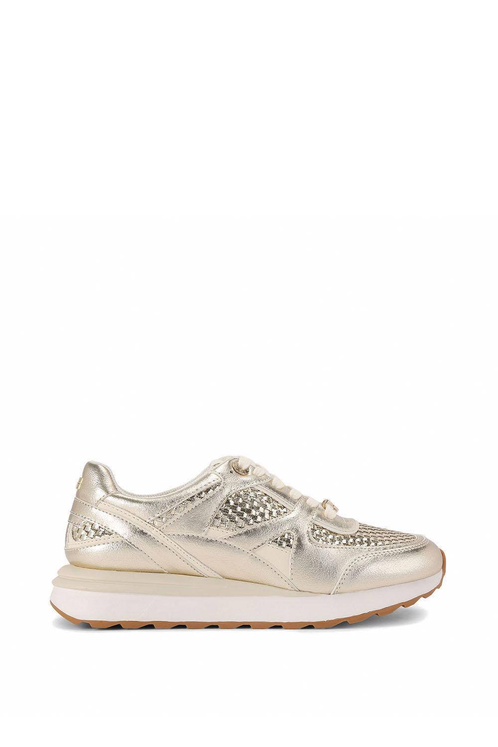 KG Kurt Geiger KG Kurt Geiger Women's 'Lyric Weave' Trainers in Gold - 2