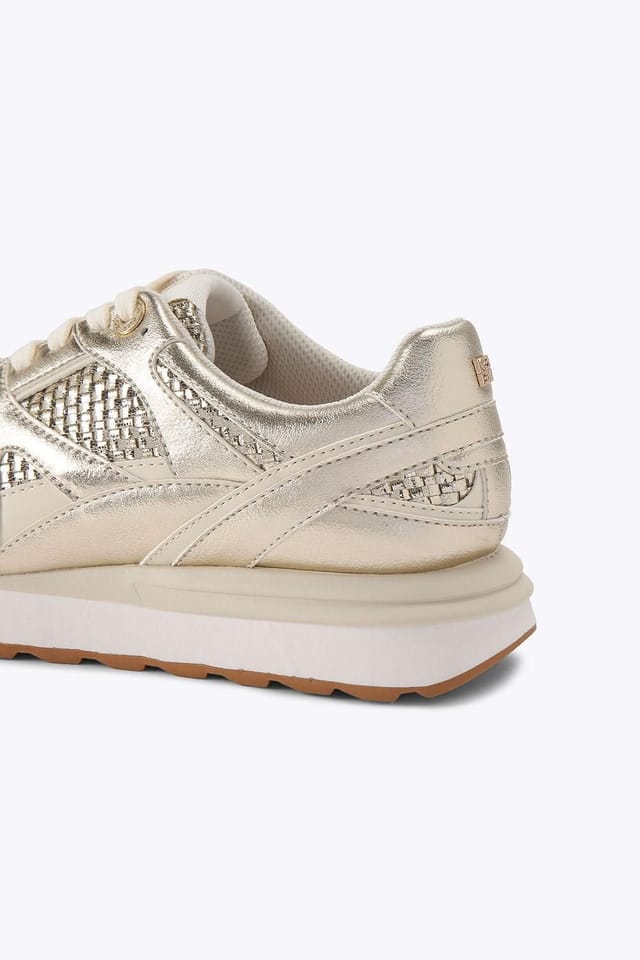 KG Kurt Geiger KG Kurt Geiger Women's 'Lyric Weave' Trainers in Gold - 3