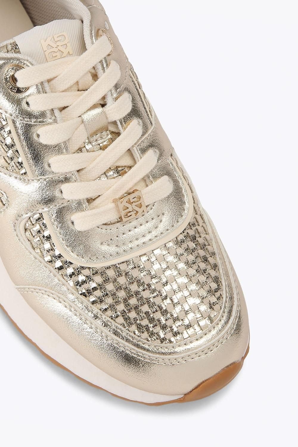 KG Kurt Geiger KG Kurt Geiger Women's 'Lyric Weave' Trainers in Gold - 4