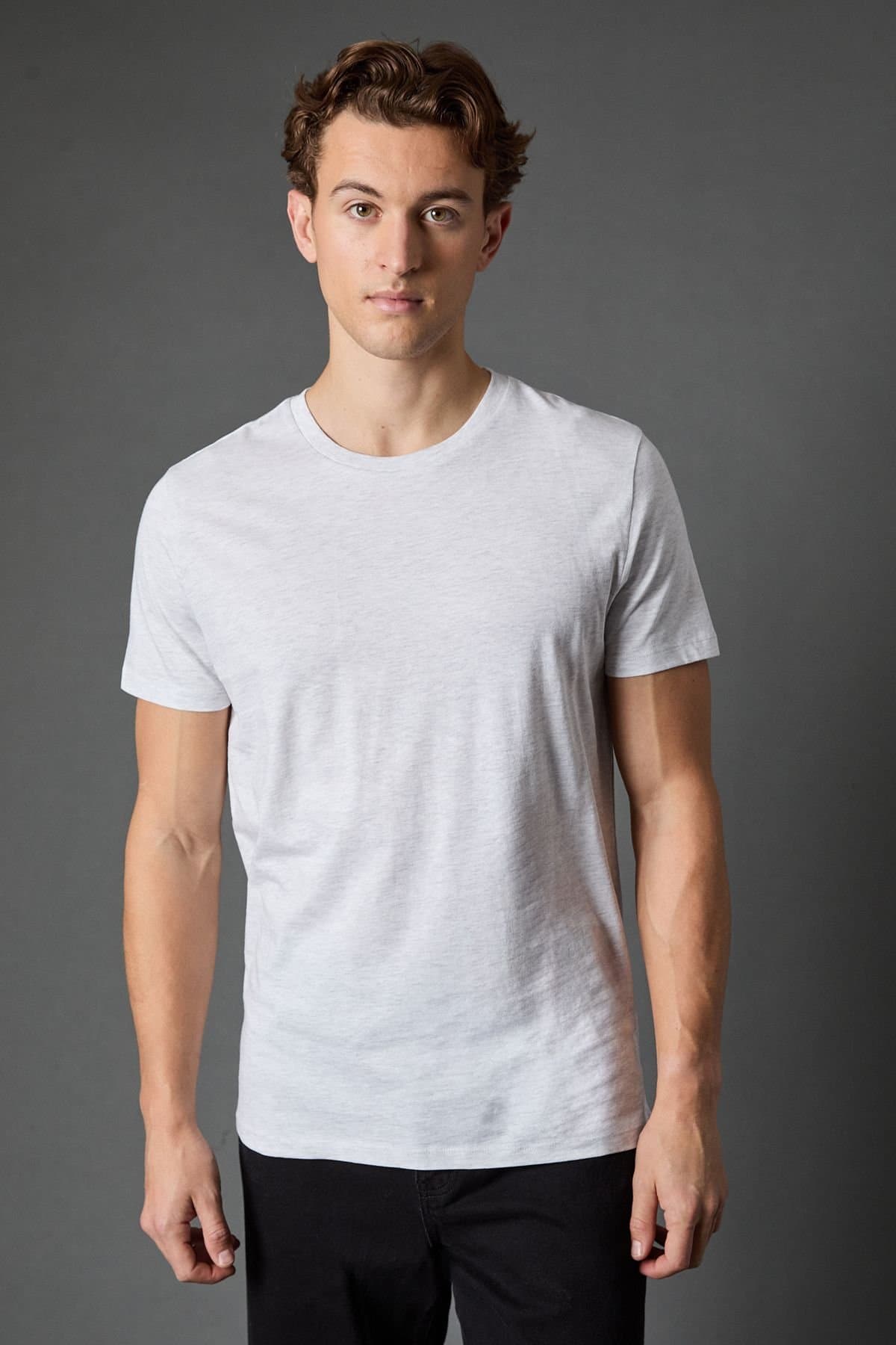 Burton Burton Men's Light Grey 3 Pack Crew Neck T-Shirt