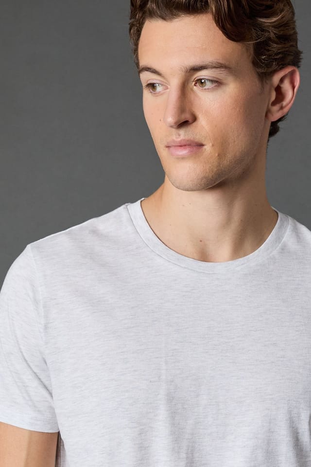 Burton Burton Men's Light Grey 3 Pack Crew Neck T-Shirt - 2