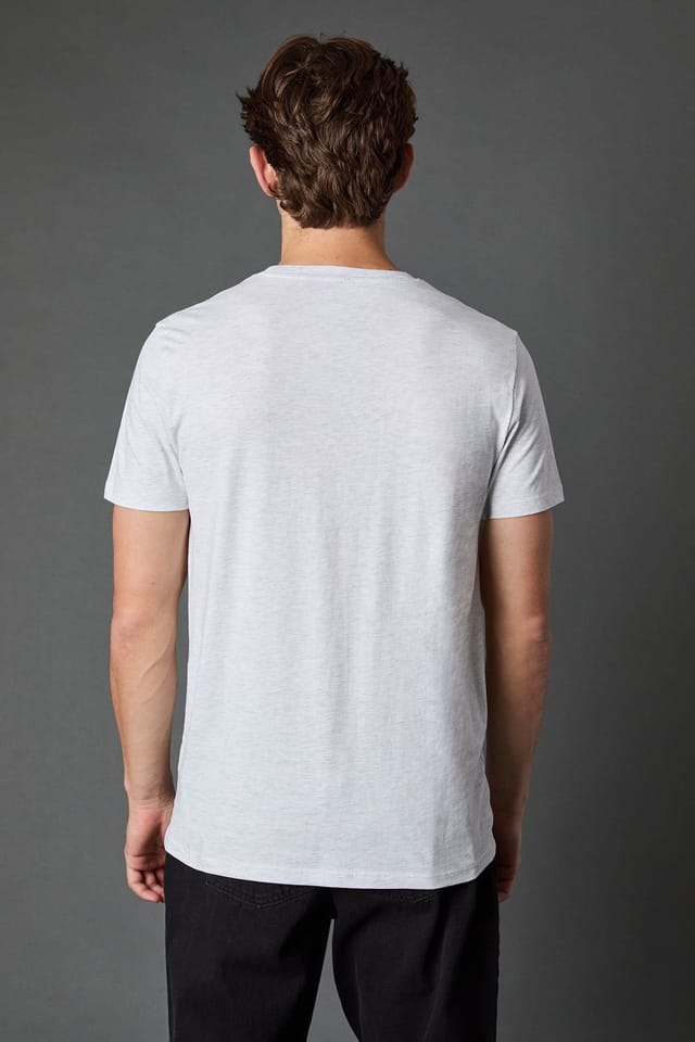 Burton Burton Men's Light Grey 3 Pack Crew Neck T-Shirt - 3