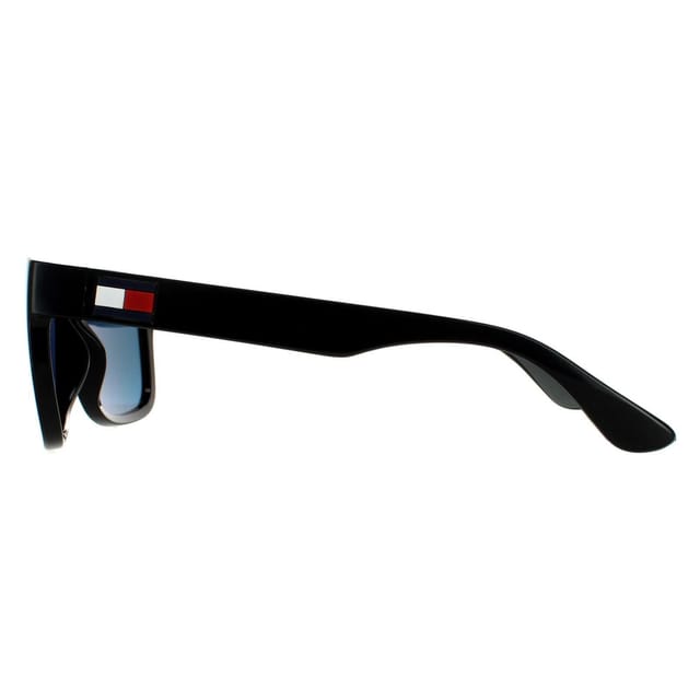 Tommy Hilfiger Tommy Hilfiger Men's Rectangle Black Red Mirror Sunglasses - 3