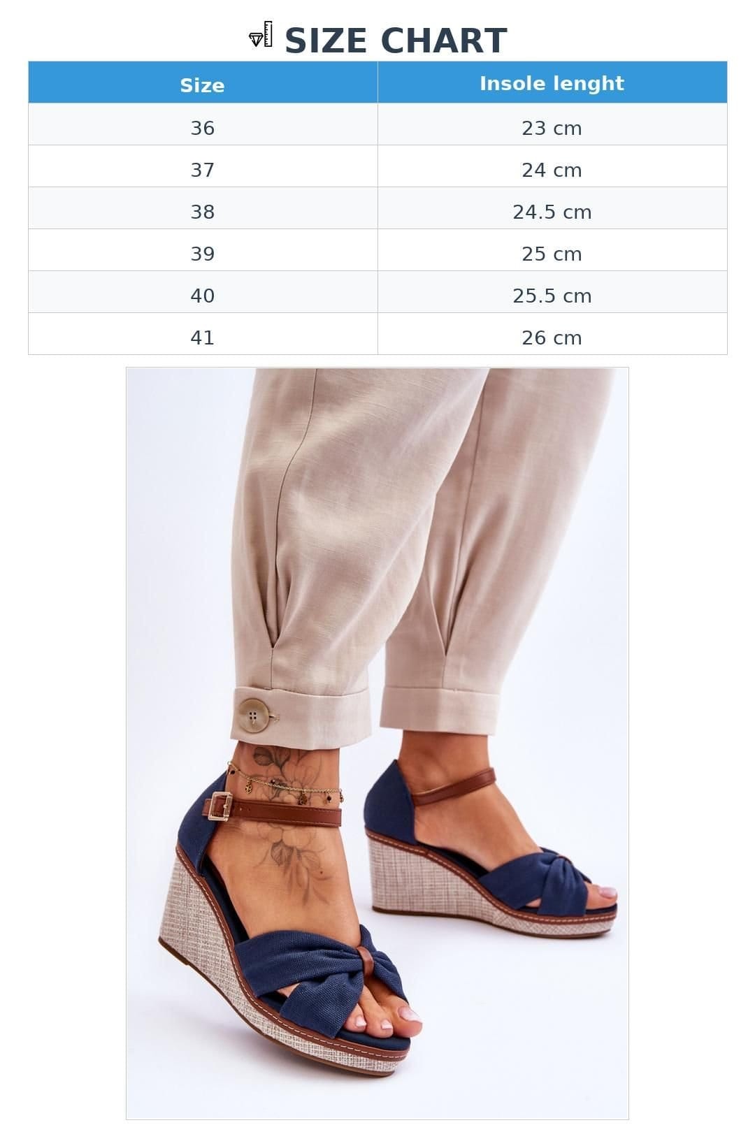 Love Lace Love Lace Women's Fabric Upper Adjustable Strap Buckle Non Slip Heel Sandals in Blue - 4