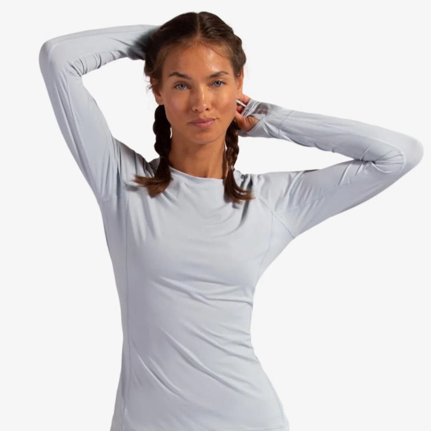 BloqUV BloqUV Light Grey Long Sleeve Sun Protection Top