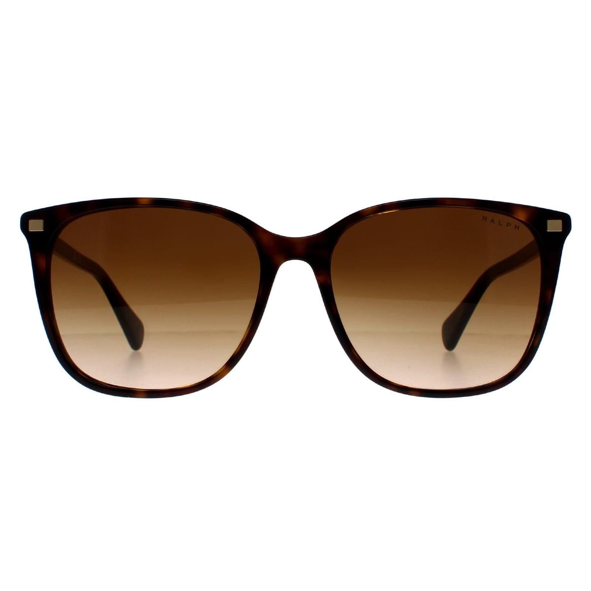 Ralph by Ralph Lauren Ralph by Ralph Lauren Women's Square Shiny Dark Havana Brown Gradient RA5293 - 1