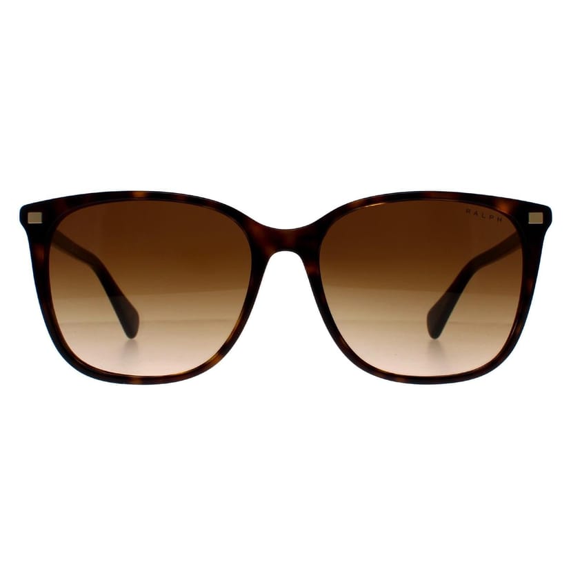 Ralph by Ralph Lauren Ralph by Ralph Lauren Women's Square Shiny Dark Havana Brown Gradient RA5293 - 1