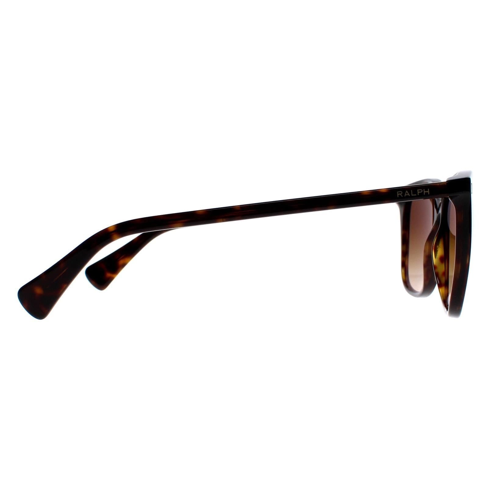 Ralph by Ralph Lauren Ralph by Ralph Lauren Women's Square Shiny Dark Havana Brown Gradient RA5293 - 4