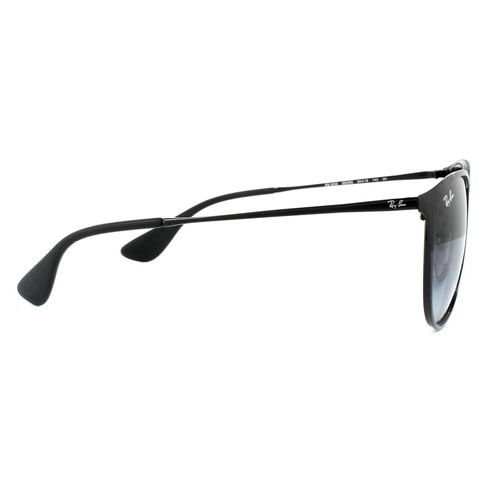 Ray-Ban Ray-Ban Women's Round Black Grey Gradient Erika Metal 3539 Sunglasses - 4