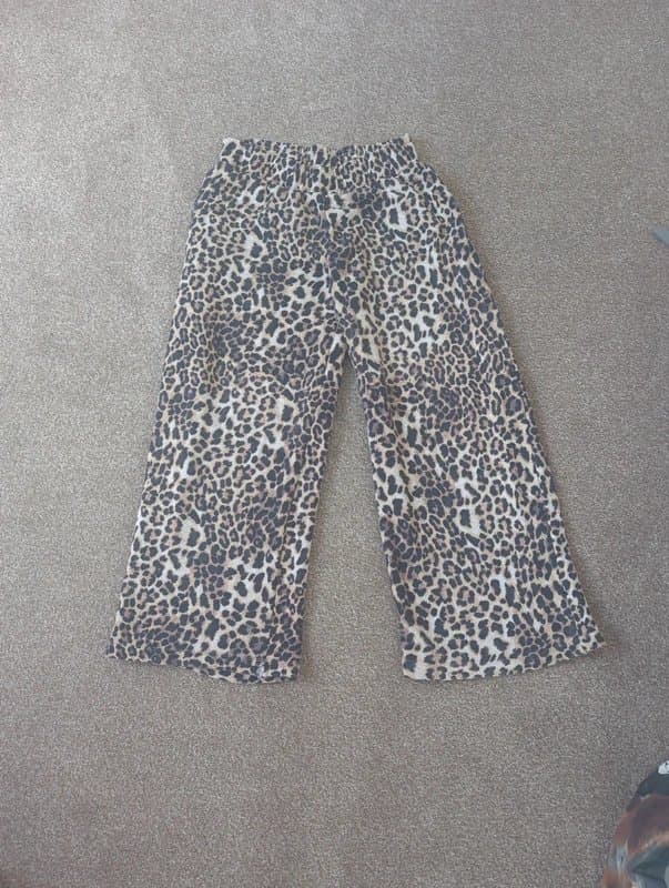 ASOS Design Leopard print trousers