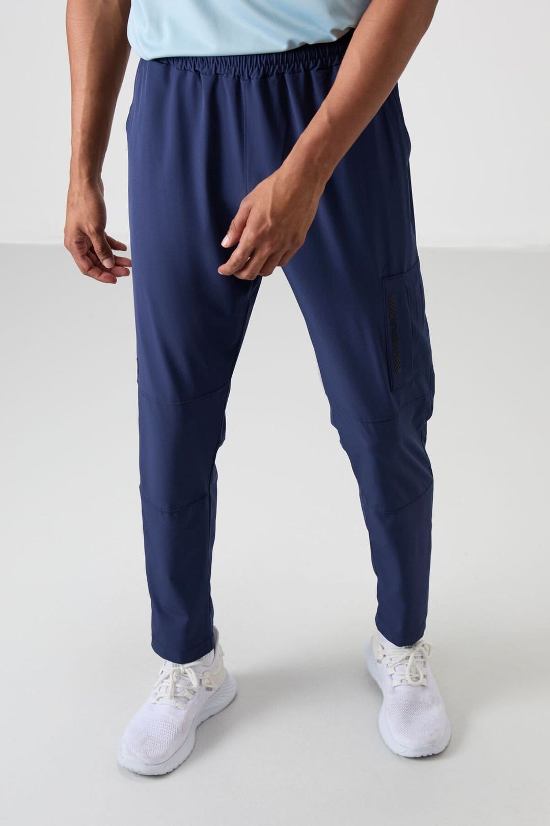 Tommy Life Tommy Life Men's Solid Pull-on Sweatpants in Navy - 4