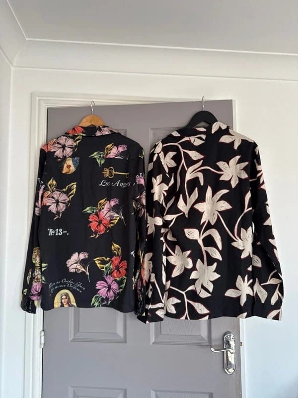 ASOS Design Two pack relaxed fit floral patterned shirts - 1