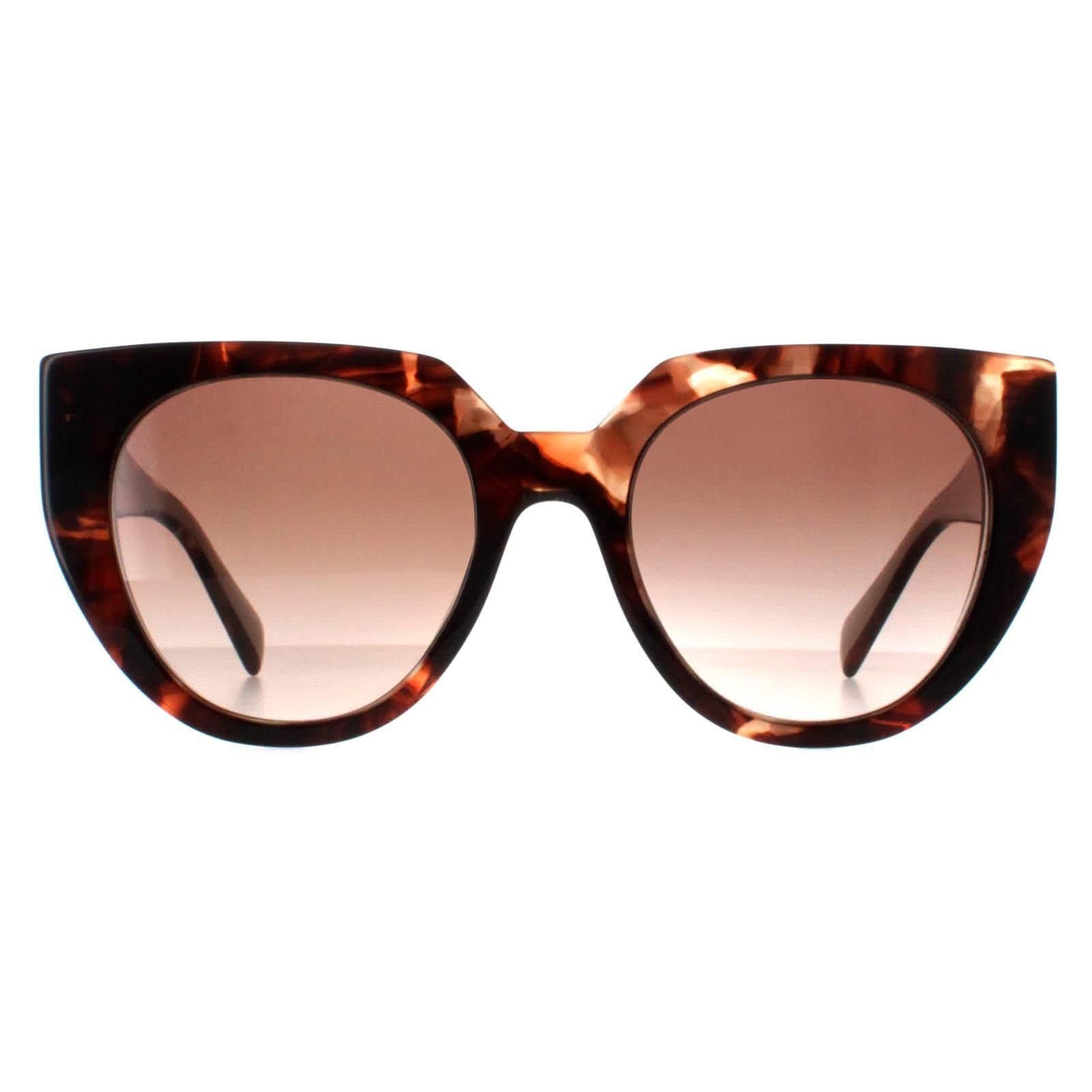 Prada Prada Women's Cat Eye Caramel Tortoise & Powder Brown Gradient PR14WS