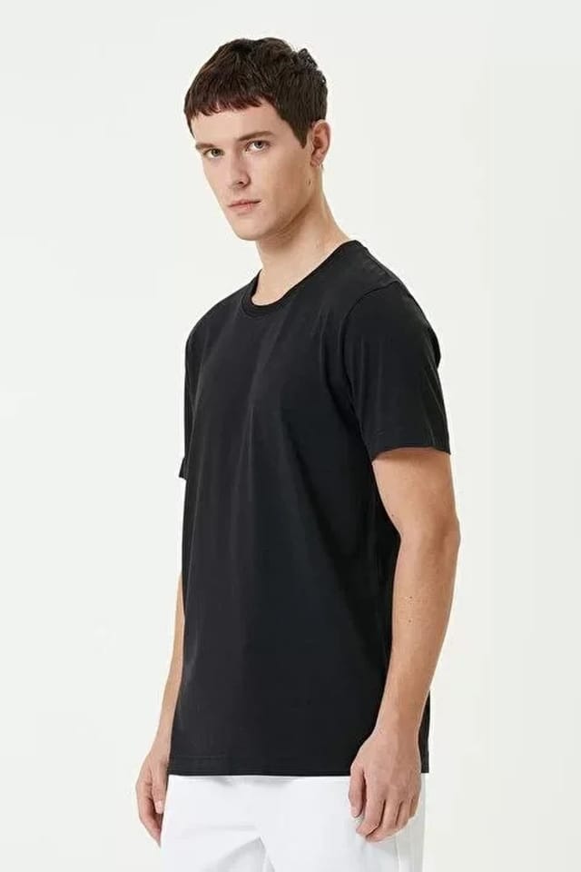 Janes Janes Men's Crew Neck Short Sleeve T-Shirt in Black - 3