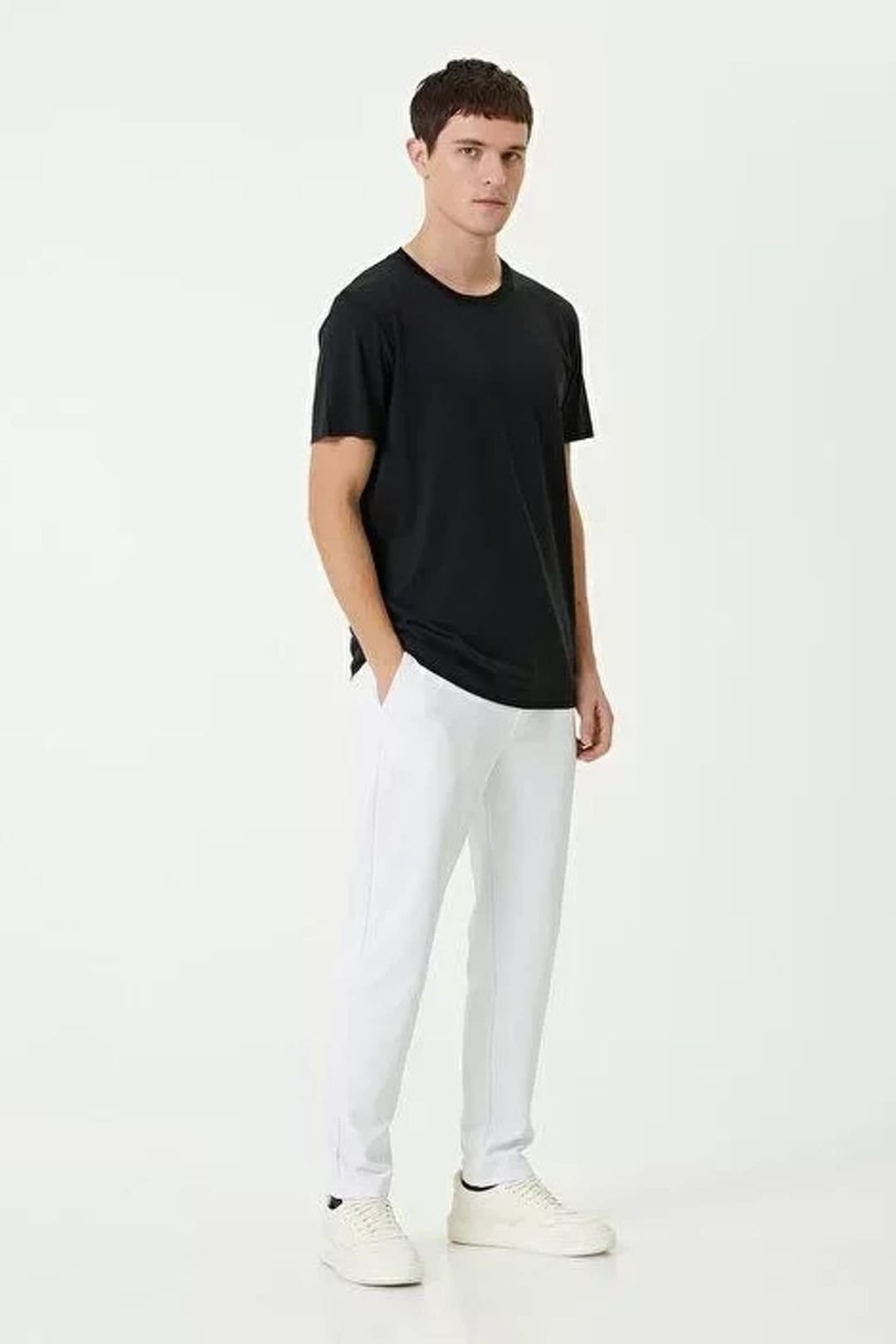 Janes Janes Men's Crew Neck Short Sleeve T-Shirt in Black - 4