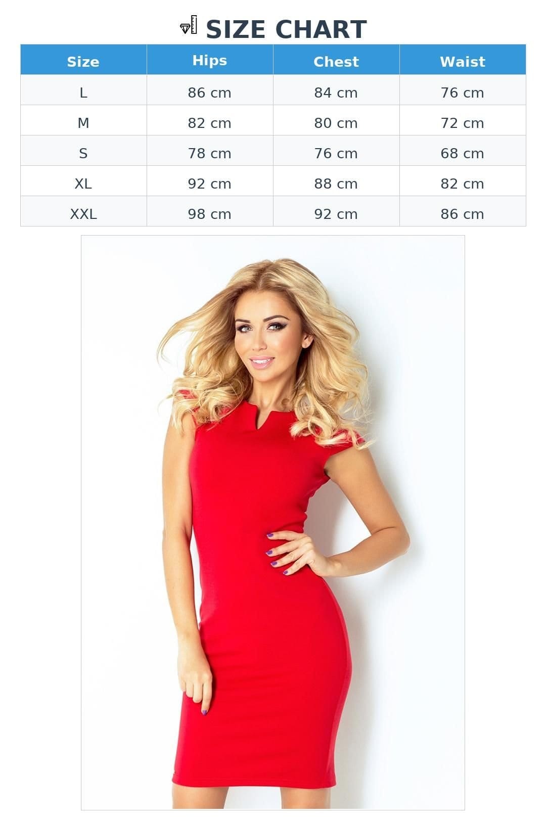 Love Lace Love Lace Women's Daydress with Small Indented Neckline Soft Touch in Red - 4