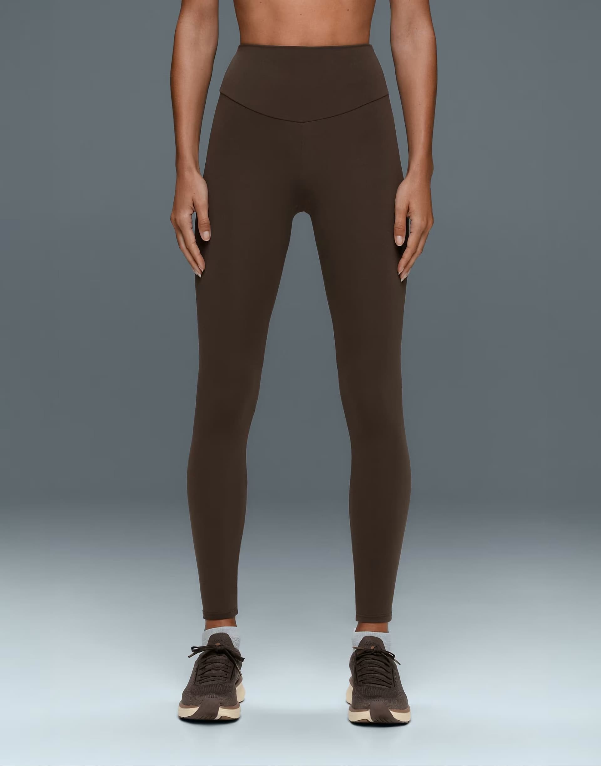 ASOS OYSHO Comfortlux high-waisted ankle-length leggings in brown