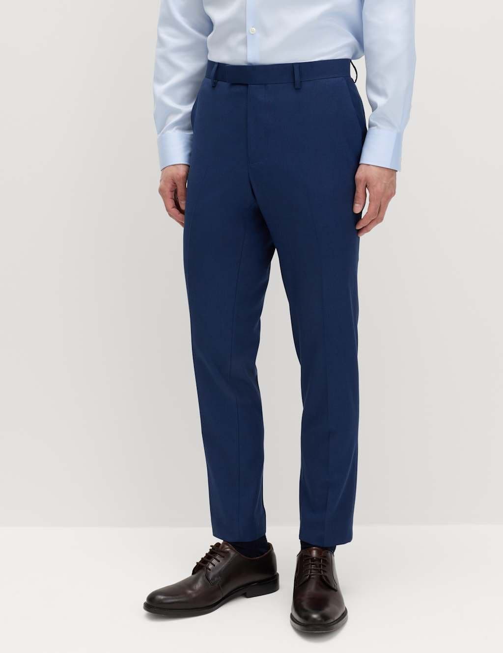 Marks & Spencer M&S Slim Fit Stretch Ultimate Suit Trousers Dark Indigo