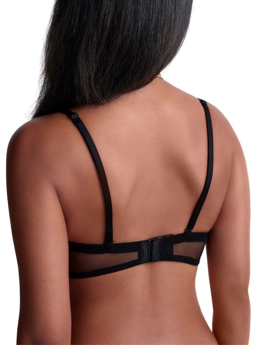 Aubade Aubade Women's Sheer Emotion Moulded Strapless Bra in Black - 4