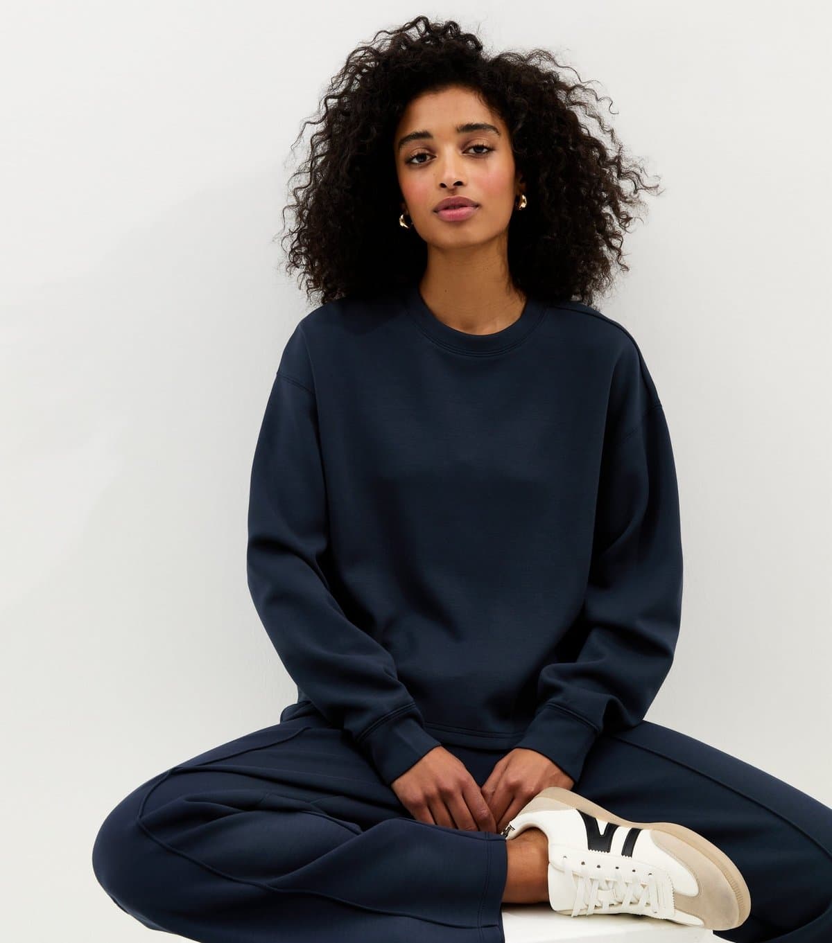 New Look Women's Premium Navy Sweatshirt New Look