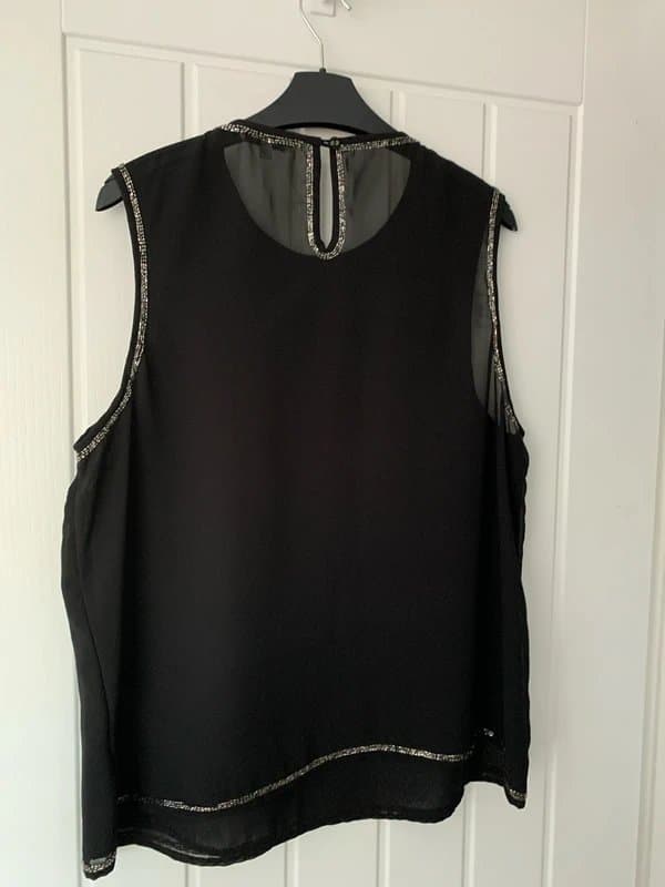 New Look New look embellished top black 16 (16)