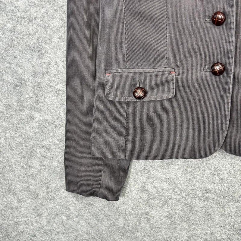Boden Boden Corduroy Blazer Jacket Women’s UK14 Purple Grey Single Breast Lined C36