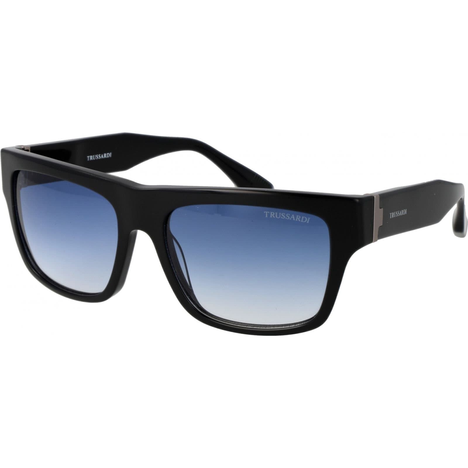Trussardi Trussardi Men's TSM9067 56A01 Square/Rectangle Sunglasses in Black