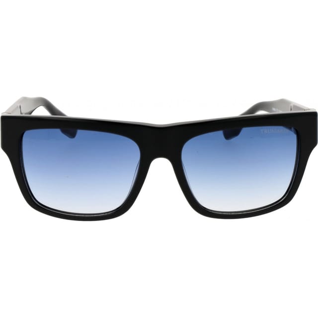 Trussardi Trussardi Men's TSM9067 56A01 Square/Rectangle Sunglasses in Black - 2