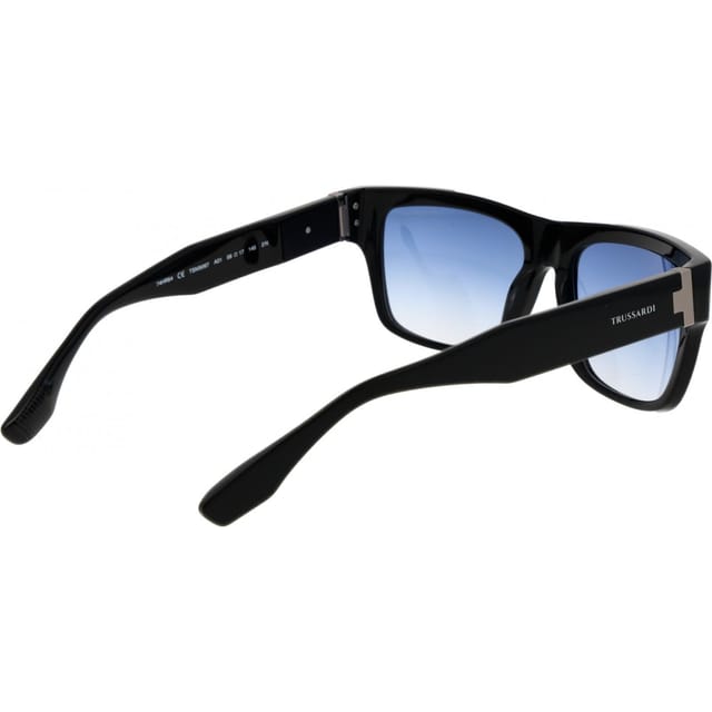 Trussardi Trussardi Men's TSM9067 56A01 Square/Rectangle Sunglasses in Black - 3