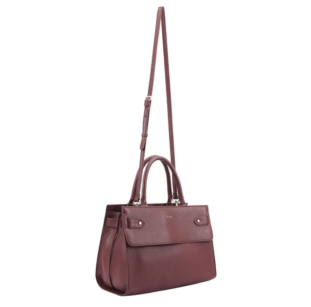 Paul Costelloe Paul Costelloe Women's Darby Leather Multi Way Bag in Purple - 3