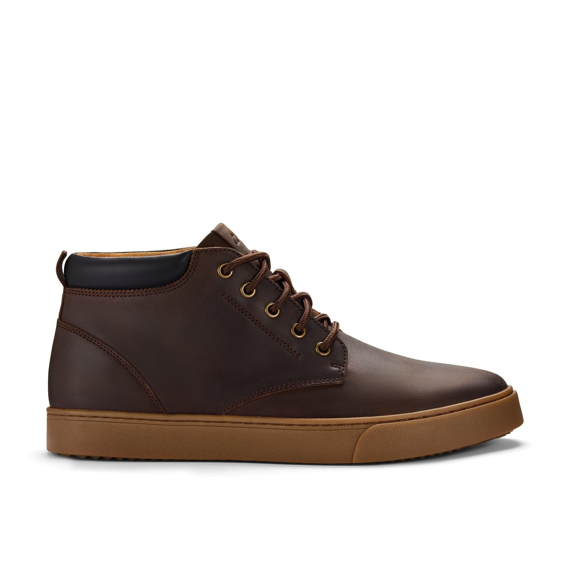 Clarks Clarks Men's Lockton Mid Tan Oily Leather Ankle Boots, Chukka Boots, Lace Up in Brown