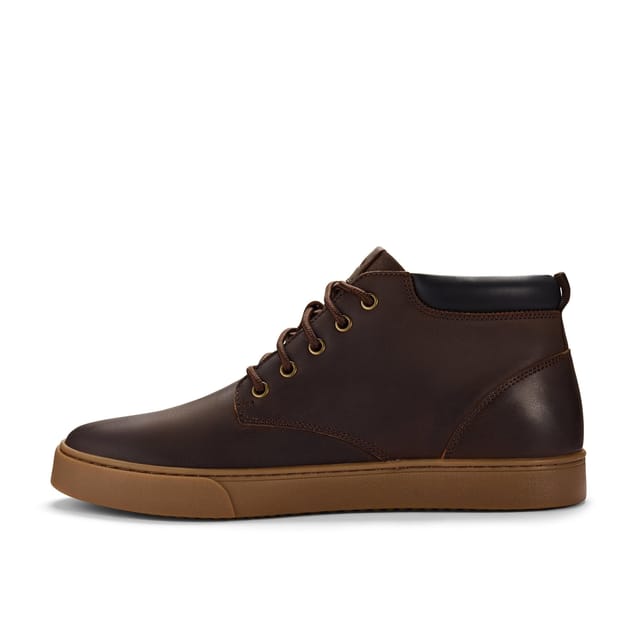 Clarks Clarks Men's Lockton Mid Tan Oily Leather Ankle Boots, Chukka Boots, Lace Up in Brown - 2