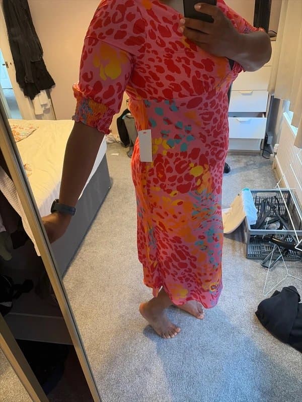 Never Fully Dressed Never fully dressed multicoloured leopard print dress