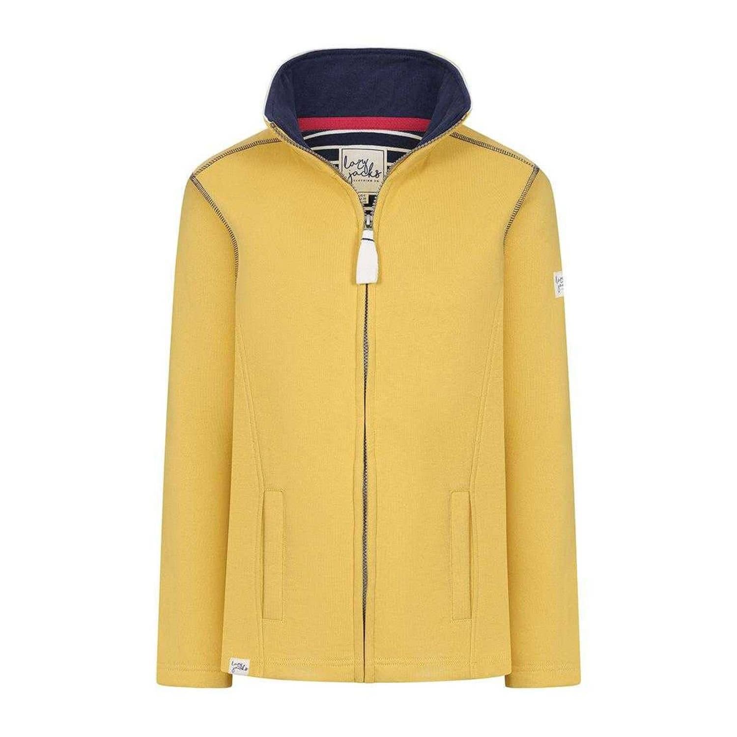 Lazy Jacks Lazy Jacks Women's Full Zip Jacket in Lemon