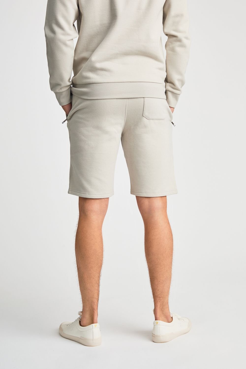 Tokyo Laundry Tokyo Laundry Men's Jogger Short with Drawstring in Light Grey - 2