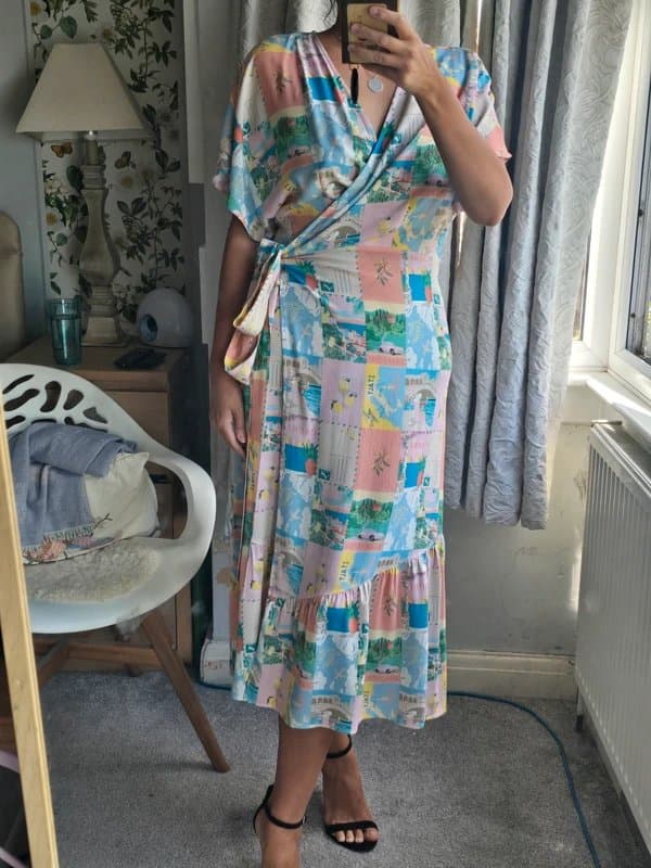 Never Fully Dressed Never fully dressed postcards wrap dress size 14