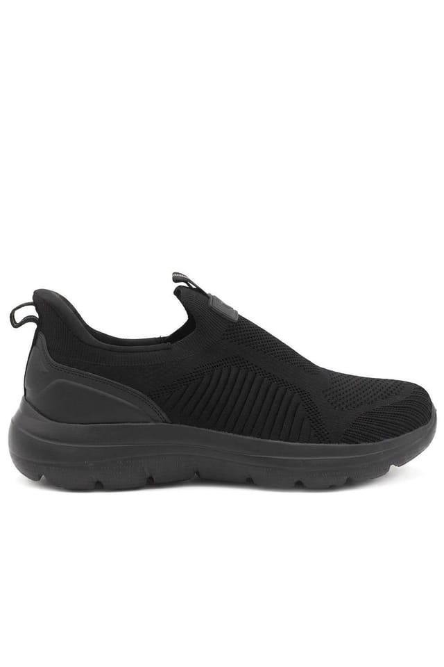 Pavers Pavers Men's Extra Wide Easy Step In Trainers in Black - 2